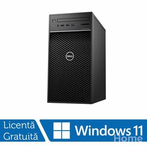 Workstation Refurbished Dell Precision 3630 Tower, Intel 6-Core i7-8700 3.20 - 4.60GHz, 32GB DDR4, 512GB SSD NVME + 2TB HDD SATA, nVidia Quadro K2200/4GB, DVD-RW, Windows 11 Home imagine