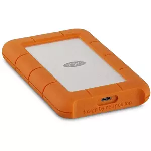 Hard Disk Extern LaCie Rugged 2TB USB-C 2.5" Orange imagine