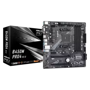 Placa de baza AsRock B450M PRO4 R2.0 socket AM4 imagine