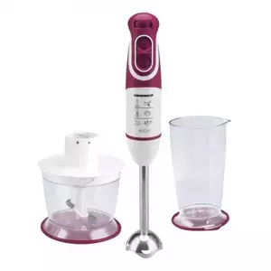 Blender de mana Heinner HB-600 600W 5 viteze Alb/Visiniu imagine