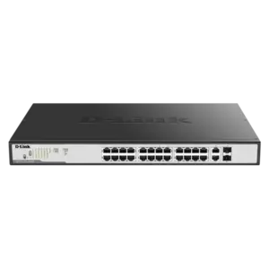 Switch D-Link DGS-1100-26MPV2 cu management cu PoE 24x1000Mbps + 2xSFP imagine