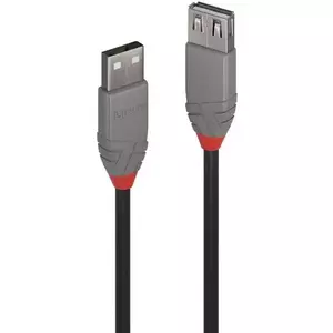 Cablu Lindy 36704 USB 2.0 Type A Extension Anthra Line 3m imagine