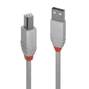 Cablu Lindy 36681 USB 2.0 Type A to B Anthra Line 0.5m imagine