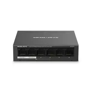 Switch Mercusys MS106LP fara management cu PoE 6x100Mbps (4xPoE+) imagine