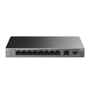 Switch TP-Link LS1210GP fara management cu PoE 9x1000Mbps (8xPoE+) + 1xSFP imagine