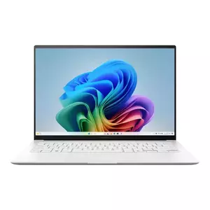 Ultrabook Asus ZenBook UX5406SA 14" 3K OLED Intel Core Ultra 7 258V RAM 32GB SSD 1TB Windows 11 Pro Scandinavian White imagine