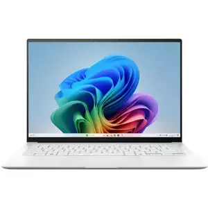 Ultrabook Asus ZenBook UX5406SA 14" 3K OLED Touch Intel Core Ultra 7 258V RAM 32GB SSD 1TB Windows 11 Pro Scandinavian White imagine