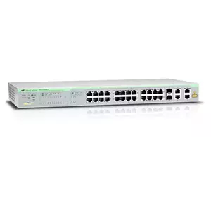 Switch Allied Telesis AT-FS750/28PS cu management cu PoE 24x100Mbps-RJ45 (PoE+) + 2x1000Mbps-RJ45 (sau 2xFP) imagine