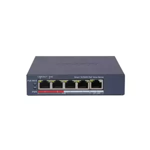 Switch Hikvision DS-3E1105P-EI/M cu management cu PoE 5x100Mbps (4xPoE) imagine