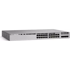 Switch Cisco Catalyst C9200-24P-E cu management cu PoE 24x1000Mbps Network Essentials imagine