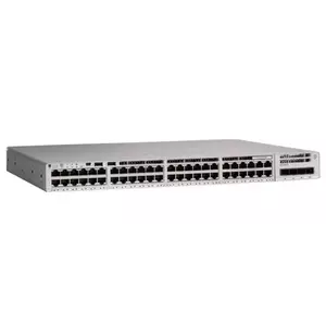 Switch Cisco Catalyst C9200-48P-A cu management cu PoE 48x1000Mbps Network Essentials imagine