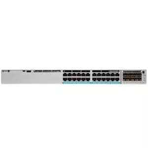 Switch Cisco Catalyst C9300-24S-A cu management fara PoE 24xSFP Network Advantage imagine