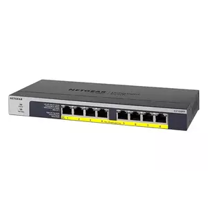 Switch Netgear GS108PP fara management cu PoE 8x1000Mbps-RJ45 (8xPoE+) imagine