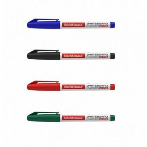 Set 4 markere pentru whiteboard, grosime scriere 0.8-2.20 mm, rosu, verde, negru, albastru imagine