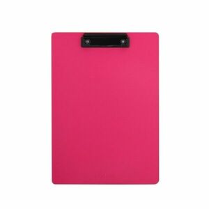 Clipboard A4, colturi rotunjite, textura piele, carton plastifiat, roz neon imagine