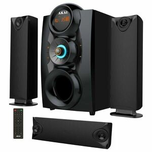 Sistem audio Akai SS028A-3208C, 3.1, bluetooth, radio FM, negru imagine