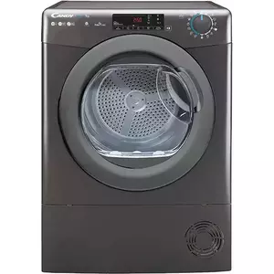 Uscator de rufe Candy CSOE H10A2TRER-S, Pompa de caldura, Wi-Fi, 10 kg, 14 programe, Clasa A++, negru imagine