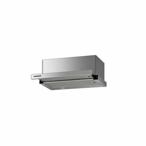 Hota incorporabila telescopica Heinner HTCH-F660IX, Putere de absorbtie 611.79 m3/h, 1 motor, Iluminare LED, 59.5 cm, Inox imagine