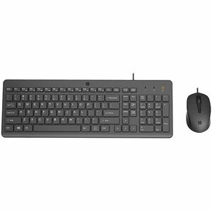 Kit tastatura si mouse HP 150, Negru imagine