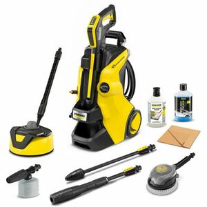 Aparat de spalat cu presiune Karcher K 5 OWER Control Car&Home, 2100 W, debit 500 l/h, presiune 145 bar, dispozitiv de curatare T 5, detergent 3 in 1 1L, pistol G 160 Q, Perie de spalare rotativa, sistem spumare 0.3 l, sampon auto 3 in 1 1 L imagine