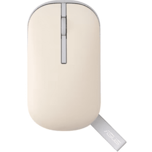 Mouse silent ASUS MD100, wireless, Oat milk imagine