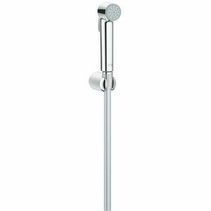 Set dus igienic Grohe Tempesta-F Trigger 26352000, suport, furtun 1 m, anti-calcar, Crom imagine