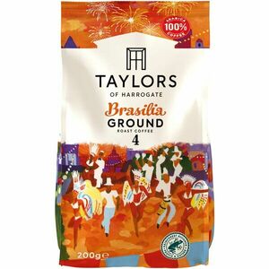 Cafea Macinata Brasilia, Taylors of Harrogate, 100% Arabica, 200 g imagine