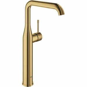 Baterie lavoar Grohe Essence 32901GL1, 3/8'', monocomanda, marimea XL, pivotanta, fara evacuare, cartus ceramic, lucios, auriu imagine