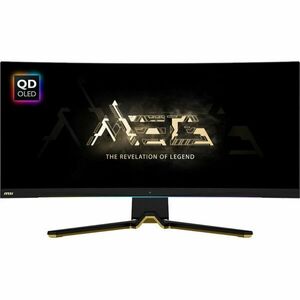 Monitor LED MSI Gaming MEG 342C Curbat 34 inch UWQHD QD-OLED 0.03 ms 175 Hz KVM USB-C HDR FreeSync Premium Pro imagine