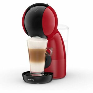 Espressor cu capsule KRUPS NESCAFÉ® Dolce Gusto® Piccolo XS KP1A3510, 15 bari presiune, 1600 W, capacitate rezervor 0.8 L, functie Eco, negru & rosu imagine