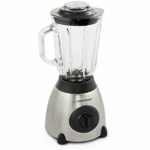 Blender EKM020, 500 W, 2 trepte viteza, 1.5l, Negru/Argintiu imagine