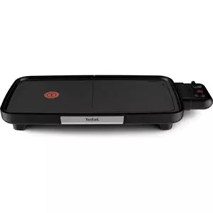 Gratar electric Tefal Plancha Booster CB641810, 2200 W, Power Boost, termostat ajustabil, suprafata antiaderenta Tefal Resist+, indicator thermospot, negru imagine