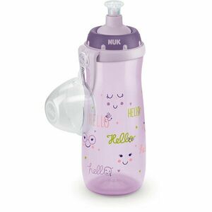 Cana NUK Sport cu sistem push-pull, 36 luni+, 450 ml, Roz imagine