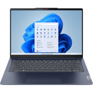 Laptop Lenovo 14'' IdeaPad Slim 5 14ABR8, WUXGA OLED, Procesor AMD Ryzen™ 7 7730U (16M Cache, up to 4.5 GHz), 16GB DDR4, 512GB SSD, AMD Radeon, No OS, Abyss Blue imagine