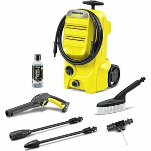 Aparat de spalat cu presiune Karcher K 3 Classic Car EU, 1600 W, motor universal, 120 bar, 380 l/h debit maxim, furtun presiune 6 m, contine Kit auto: perie de spalat, jet de spuma, agent de curatare, sampon auto, 0.5 l, pistol G 120 Q imagine