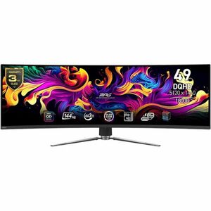 Monitor LED MSI Gaming MPG 491CQP Curbat 49 inch DQHD QD-OLED 0.03 ms 144 Hz USB-C HDR imagine