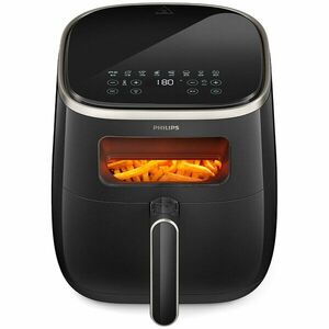 Friteuza cu aer cald Seria 3000 Airfryer XL HD9257/80, 1kg, 5.6l, 1700W, Negru-argintiu imagine