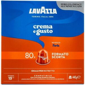 Cafea capsule Lavazza Crema e Gusto Forte, compatibile Nespresso, 80 x 5.5g imagine