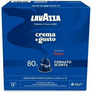 Cafea capsule Lavazza Crema & Gusto, compatibile Nespress, 80 x 5.7 g imagine