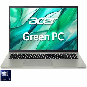 Laptop Acer Aspire Vero 16 AV16-51P-51AN cu procesor Intel® Core™ Ultra 5 125U pana la 4.3GHz, 16'', WUXGA IPS, 16GB LPDDR5X RAM, 1TB SSD, Intel® Graphics, Windows 11 Home, Cobblestone Gray imagine