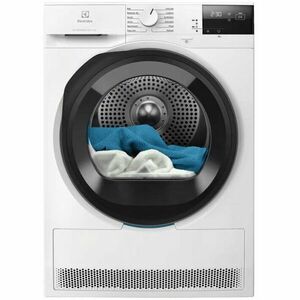 Uscator de rufe Electrolux EW6D295GE, Pompa de caldura, 9 kg, Clasa A+++, GentleCare + Sensicare, Motor Inverter, Usa reversibila, Alb imagine