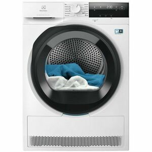 Uscator de rufe Electrolux EW7D385AE, Pompa de caldura, 8 kg, Clasa A+++, DelicateCare + Sensicare, Motor Inverter, Iluminare interioara tambur, Usa reversibila, Alb imagine