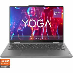 Laptop Lenovo Yoga 7 2-in-1 14AHP9 cu procesor AMD Ryzen™ 7 8840HS pana la 5.1GHz, 14, WUXGA, OLED, Touch, 16GB LPDDR5x, 1TB SSD, AMD Radeon™ 780M Graphics, Windows® 11 Home, Storm Grey imagine