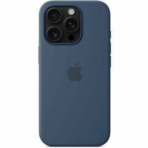 Husa de protectie Apple Silicone Case with MagSafe pentru iPhone 16 Pro - Denim imagine