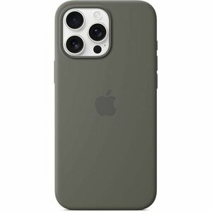 Husa de protectie Apple Silicone Case with MagSafe pentru iPhone 16 Pro Max - Stone Gray imagine