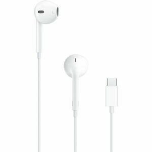 Casti Apple EarPods, USB-C, White imagine