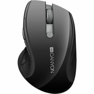 Wireless mouse, optical tracking - blue LED, 6 buttons, DPI 1000/1200/1600, Black pearl glossy imagine