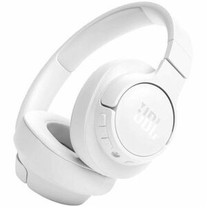 Casti audio wireless over-ear JBL Tune 720BT, JBL Pure Bass Sound, Bluetooth 5.3, Conexiune multi-point, Asistent vocal, Alb imagine