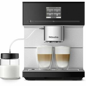 Espressor automat Miele CM 7350 Coffee Passion, One Touch for Two, Aromatic System, WLAN, 2.2 l, grilaj incalzit, Negru imagine