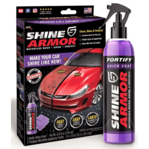 Shine Armor Kit Ceara Lichida cu Ceramica 236ml pentru o stralucire indelungata imagine